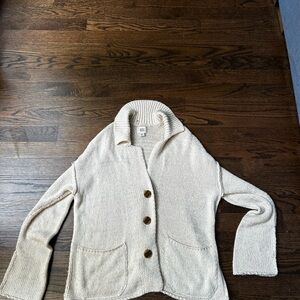BDG Cream Knit Cardigan Sweater